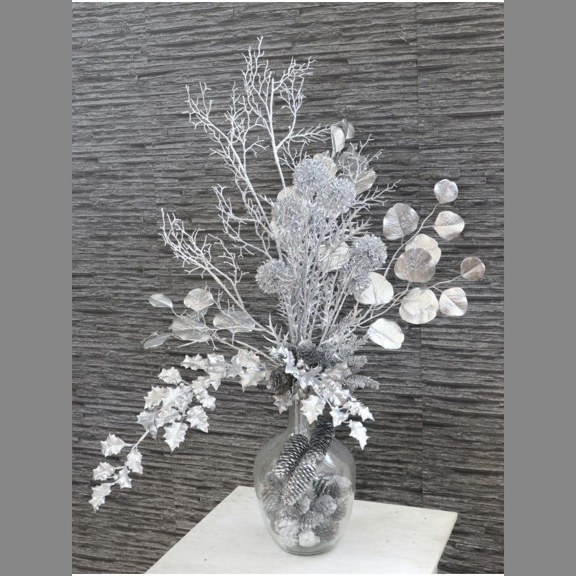 Branche d'allium argentée, 76 cm — vue 2