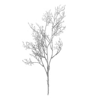 Branche décorative métallisée, 84 cm — Argent
