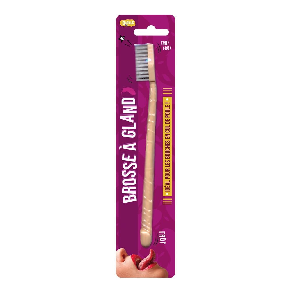 Brosse à dents humoristique