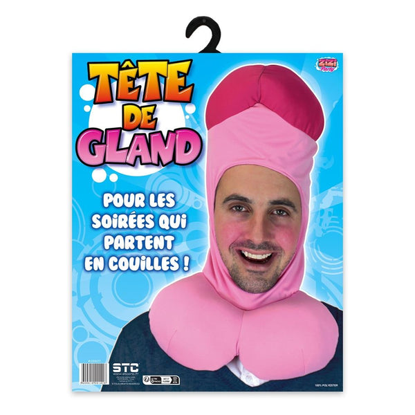 Cagoule humoristique rose pour adultes