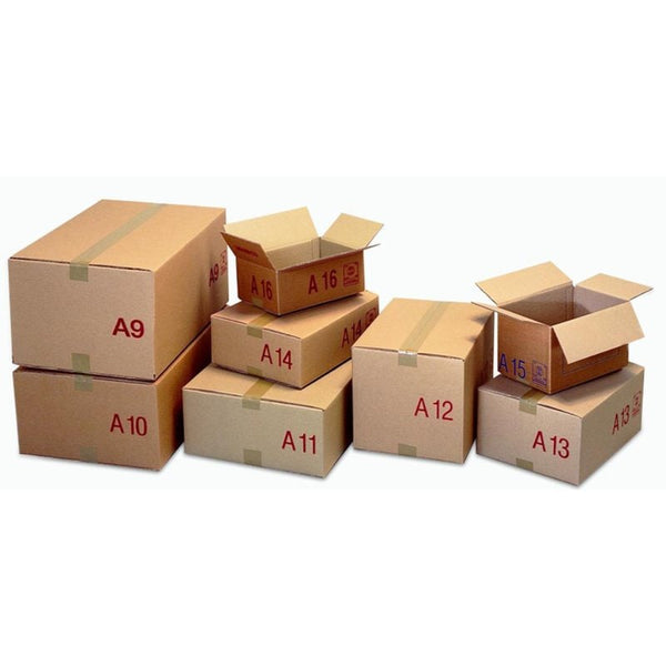 Caisse carton simple cannelure 30 x 20 x 20 cm