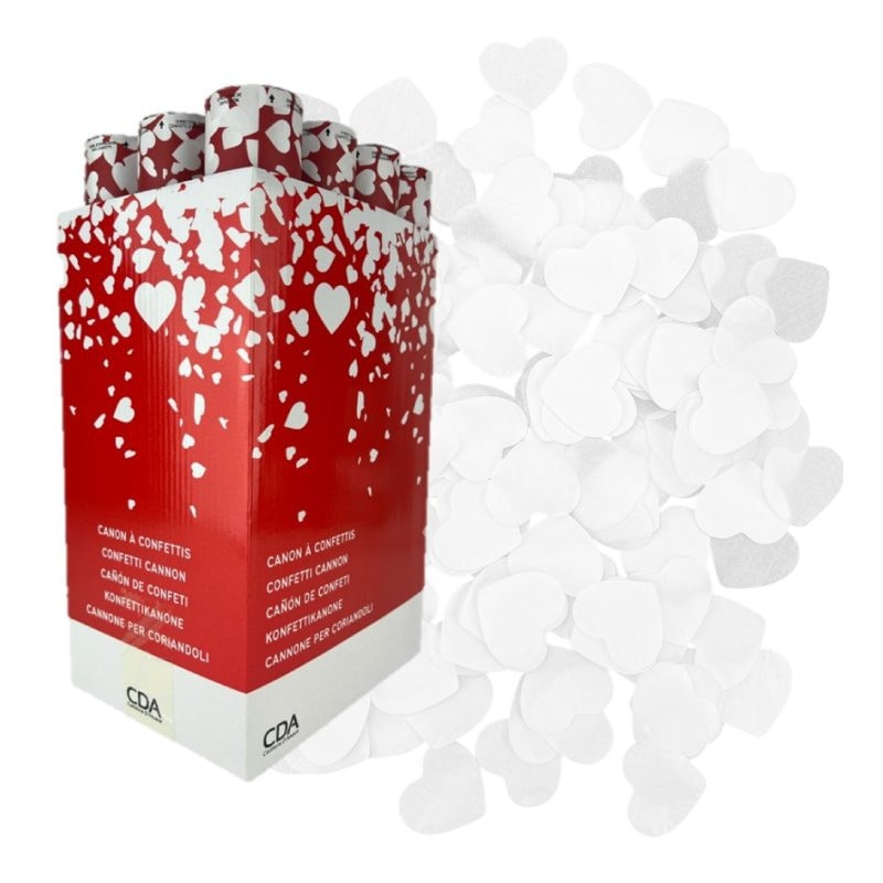 Canon à confettis cœurs, 40 cm — vue 4