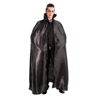 Cape en satin à col, 163 cm