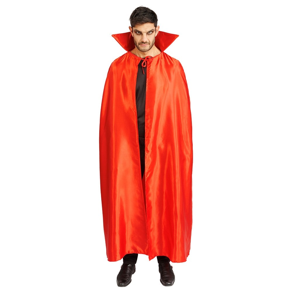Cape en satin à col, 163 cm — vue 2