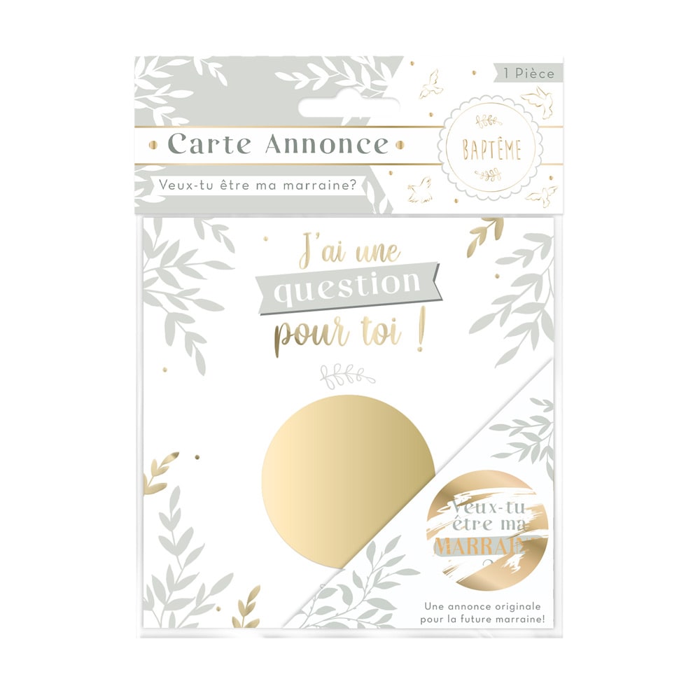 Carte à gratter « Veux-tu être mon parrain / ma marraine ? » — vue 2