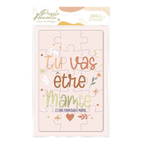 Carte puzzle « Tu vas être papy / mamie » — vue 2