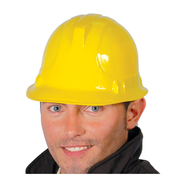 Casque de chantier jaune