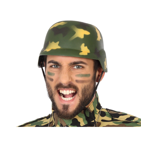 Casque militaire camouflage en plastique rigide