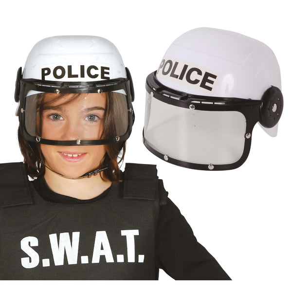 Casque de police à visière