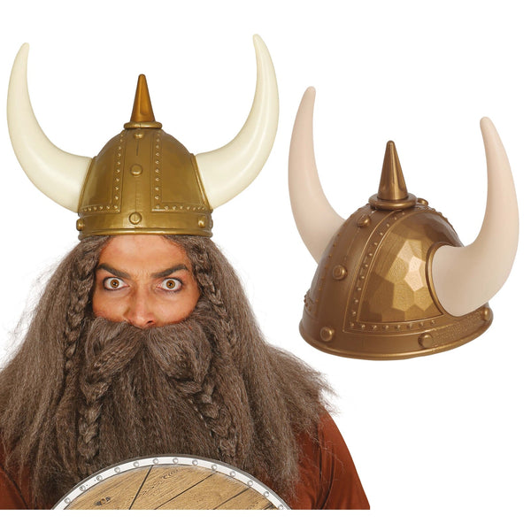 Casque viking à cornes