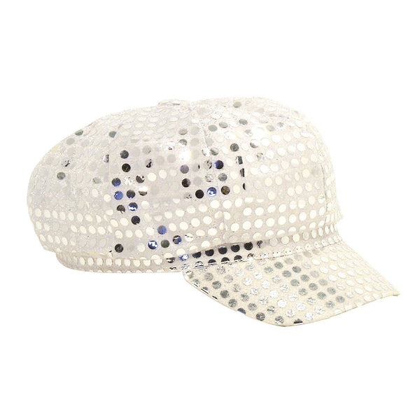 Casquette disco à sequins