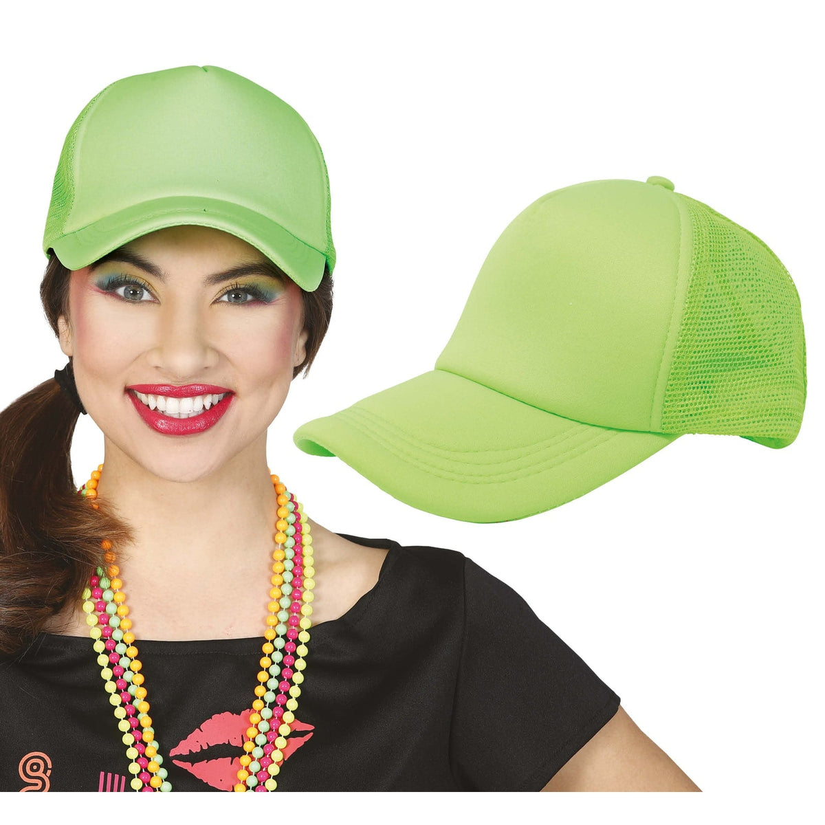 Casquette fluo — vue 2
