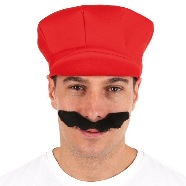 Casquette de plombier rouge, adulte