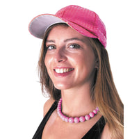 Casquette à sequins néon