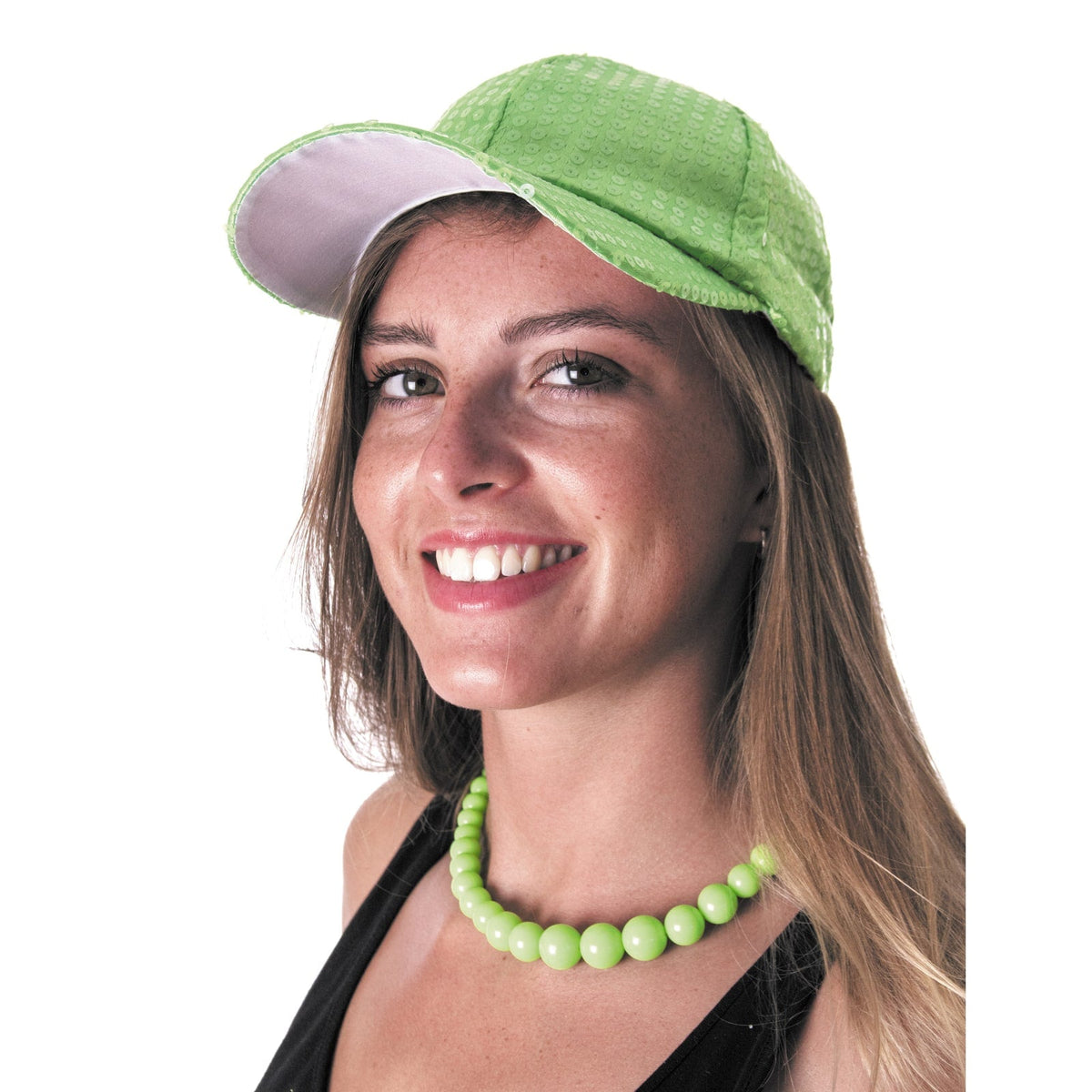 Casquette à sequins néon — vue 2