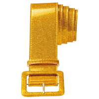Ceinture disco brillante, argent ou or — vue 2