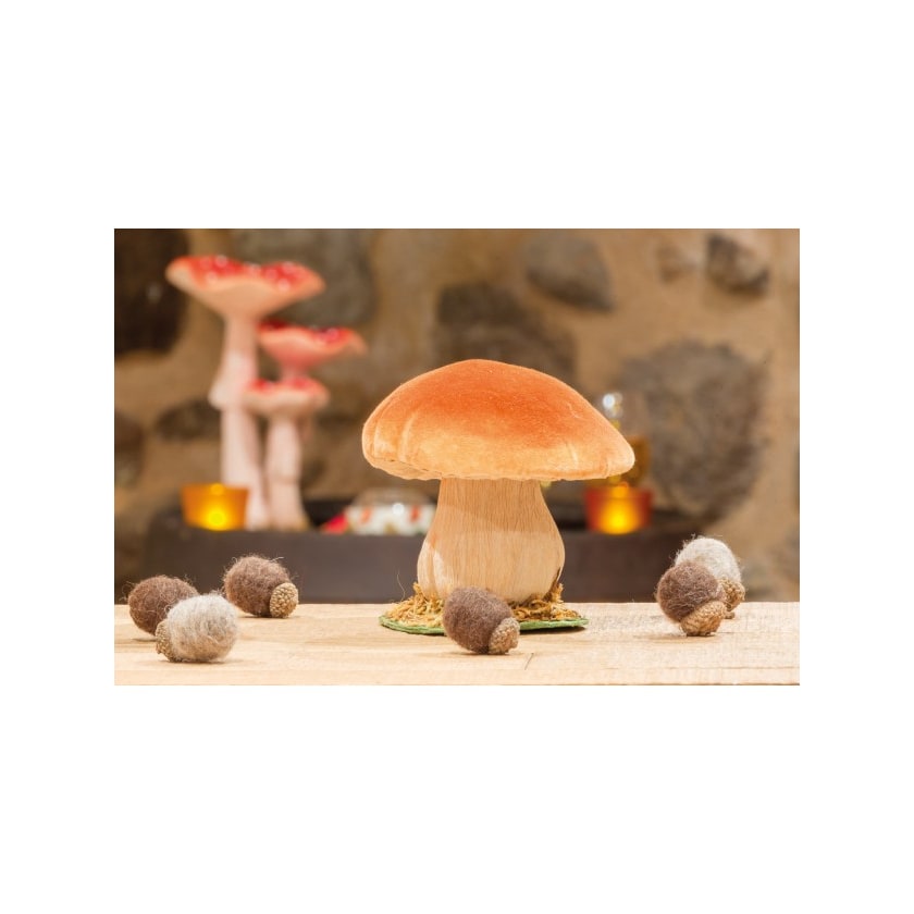 Champignon brun sur socle, 10 cm — vue 3