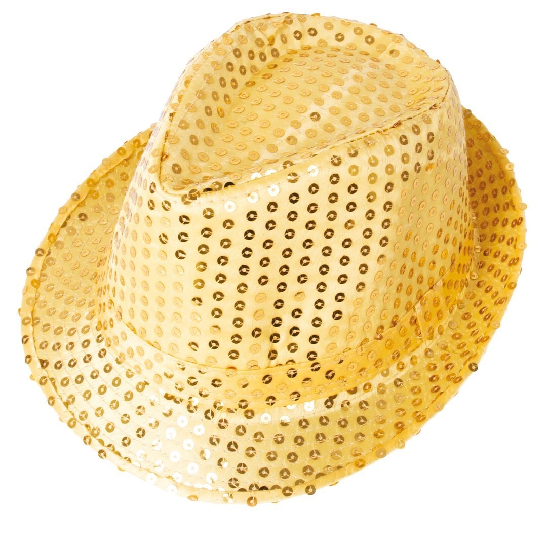 Chapeau borsalino à sequins — vue 2