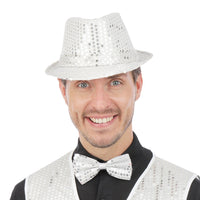 Chapeau borsalino à sequins — vue 5