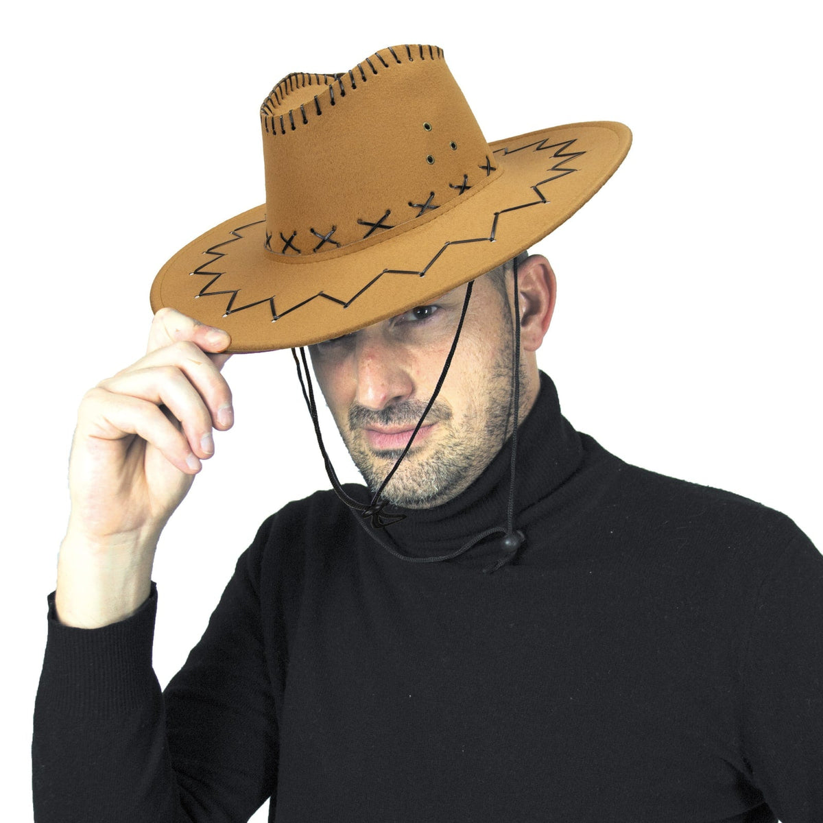 Chapeau buffalo de cowboy — vue 2