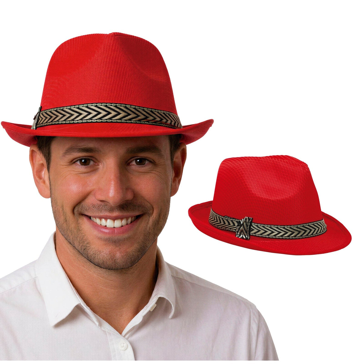 Chapeau de gangster coloré — vue 4