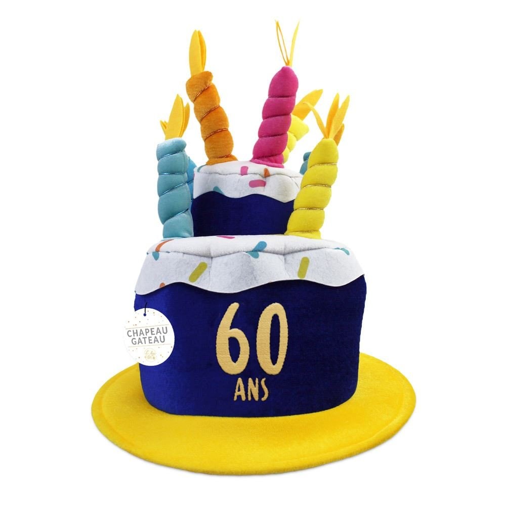 Chapeau gâteau d'anniversaire à bougies — vue 6