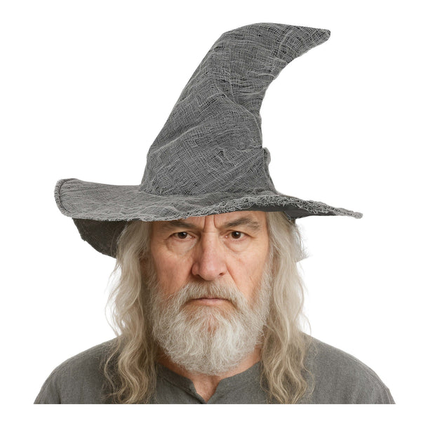 Chapeau de mage gris