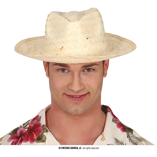 Chapeau de paille naturelle