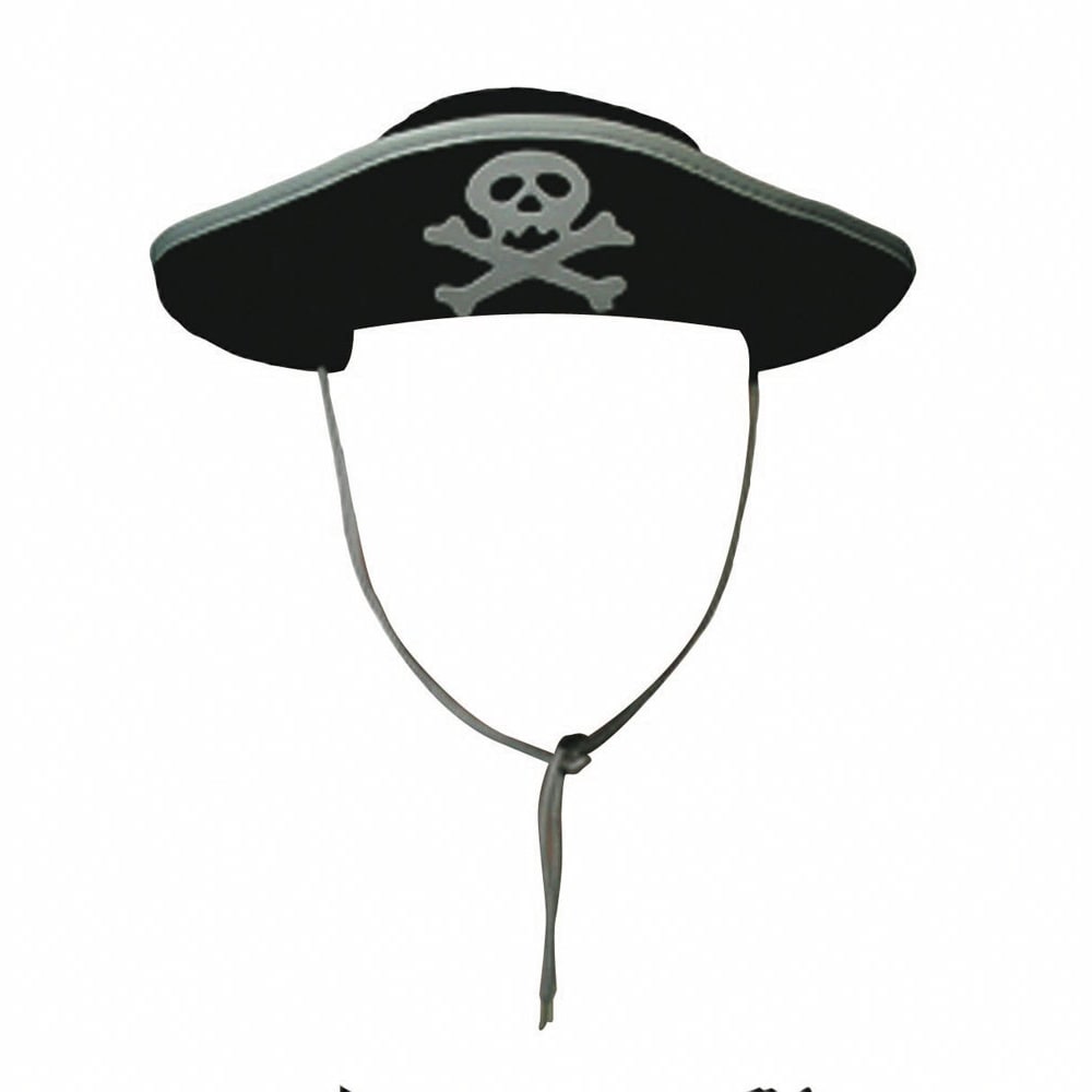Chapeau de pirate en feutre noir — vue 2