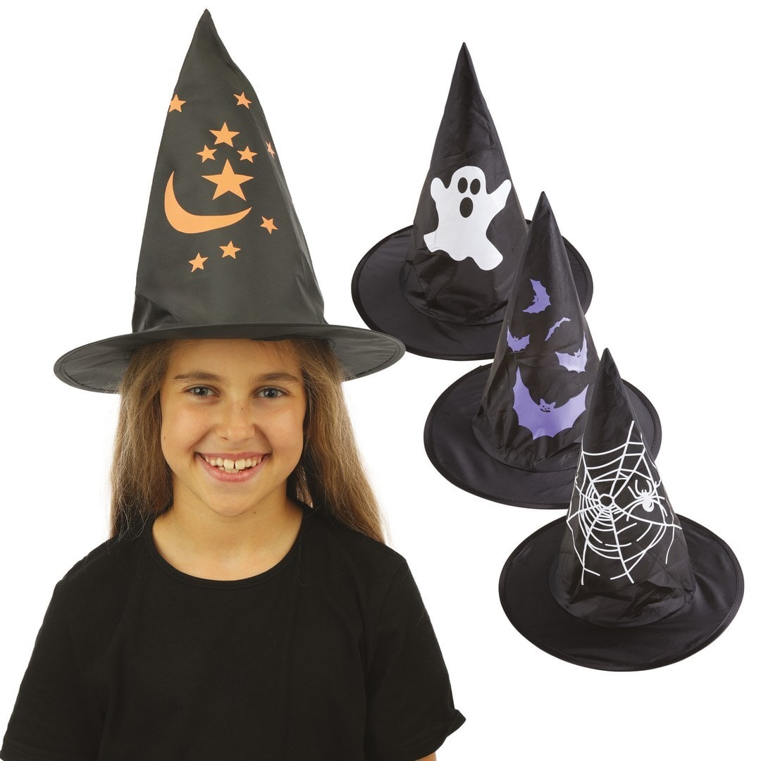 Chapeau de sorcière, enfant
