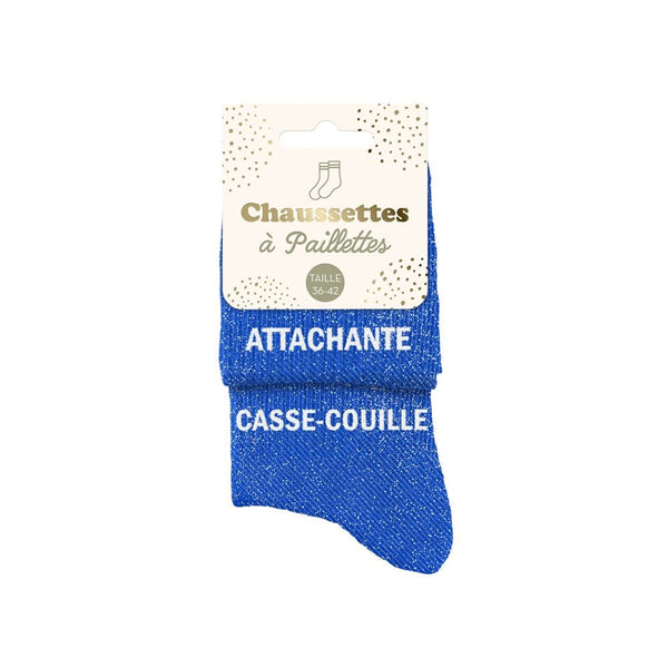 Chaussettes à paillettes à message, 21 modèles