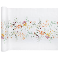 Chemin de table Herbier, fleurs des champs, 2,5 m