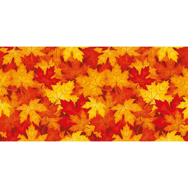Chemin de table feuilles d'automne, 30 cm x 5 m