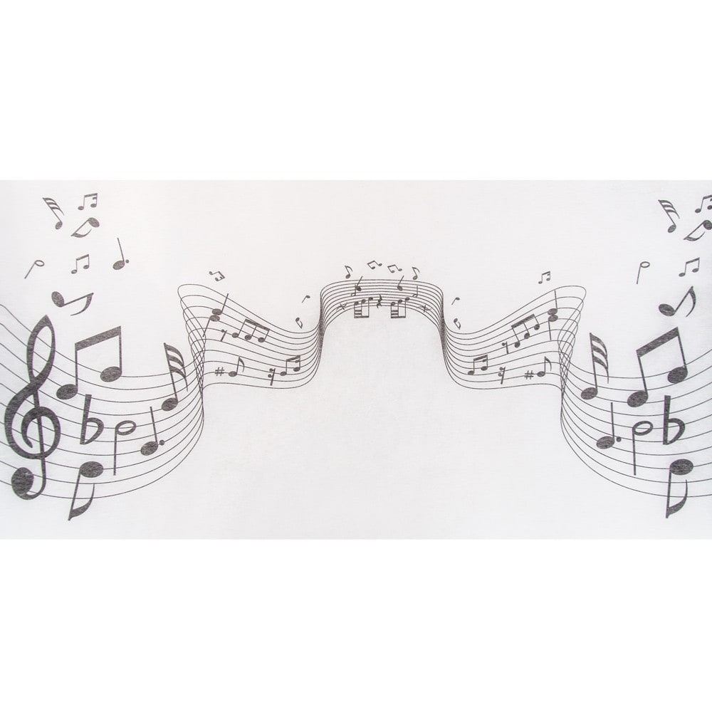 Chemin de table musique, 30 cm x 5 m