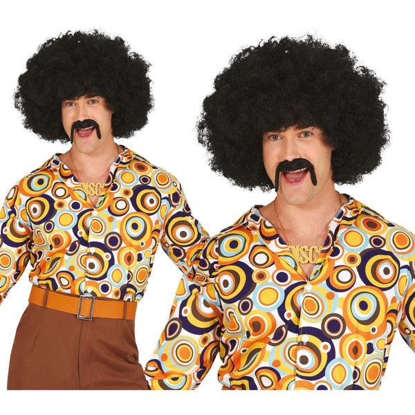 Chemise années 70 psychédélique, taille L