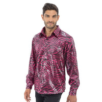 Chemise disco tigrée à sequins — vue 2