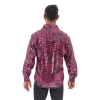 Chemise disco tigrée à sequins — vue 6