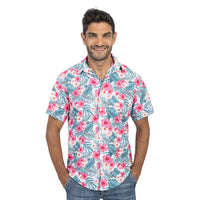 Chemise hawaïenne hibiscus, taille XXXL