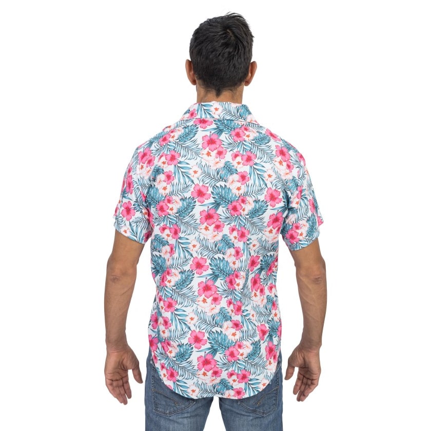 Chemise hawaïenne hibiscus, taille XXXL — vue 2