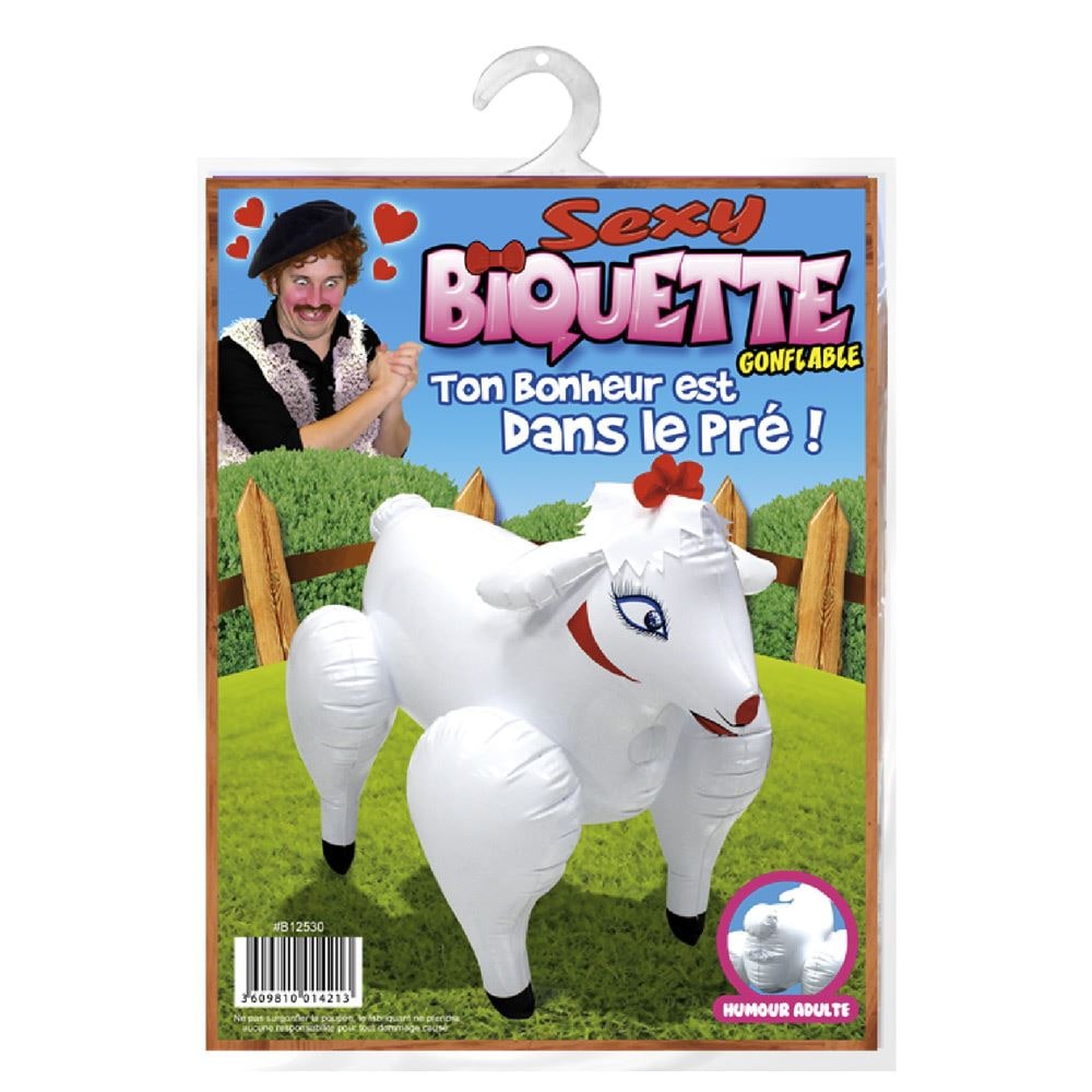 Chèvre gonflable humoristique