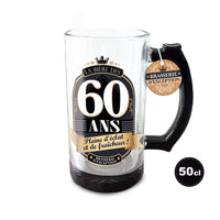 Chope à bière d'anniversaire 50 cl, 18 ans à retraite — vue 6