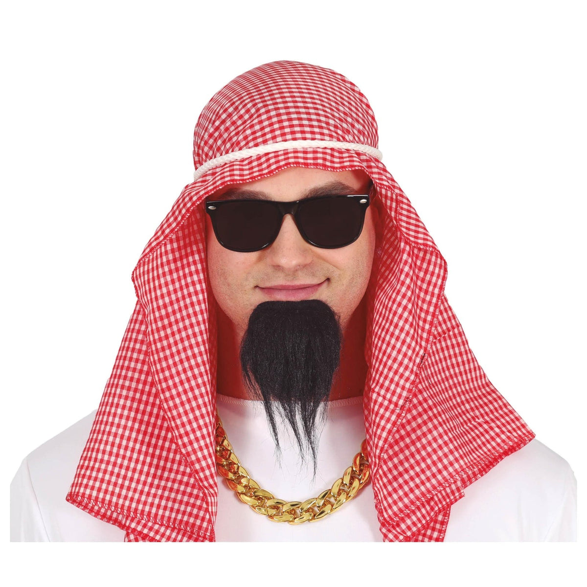 Coiffe arabe et barbe