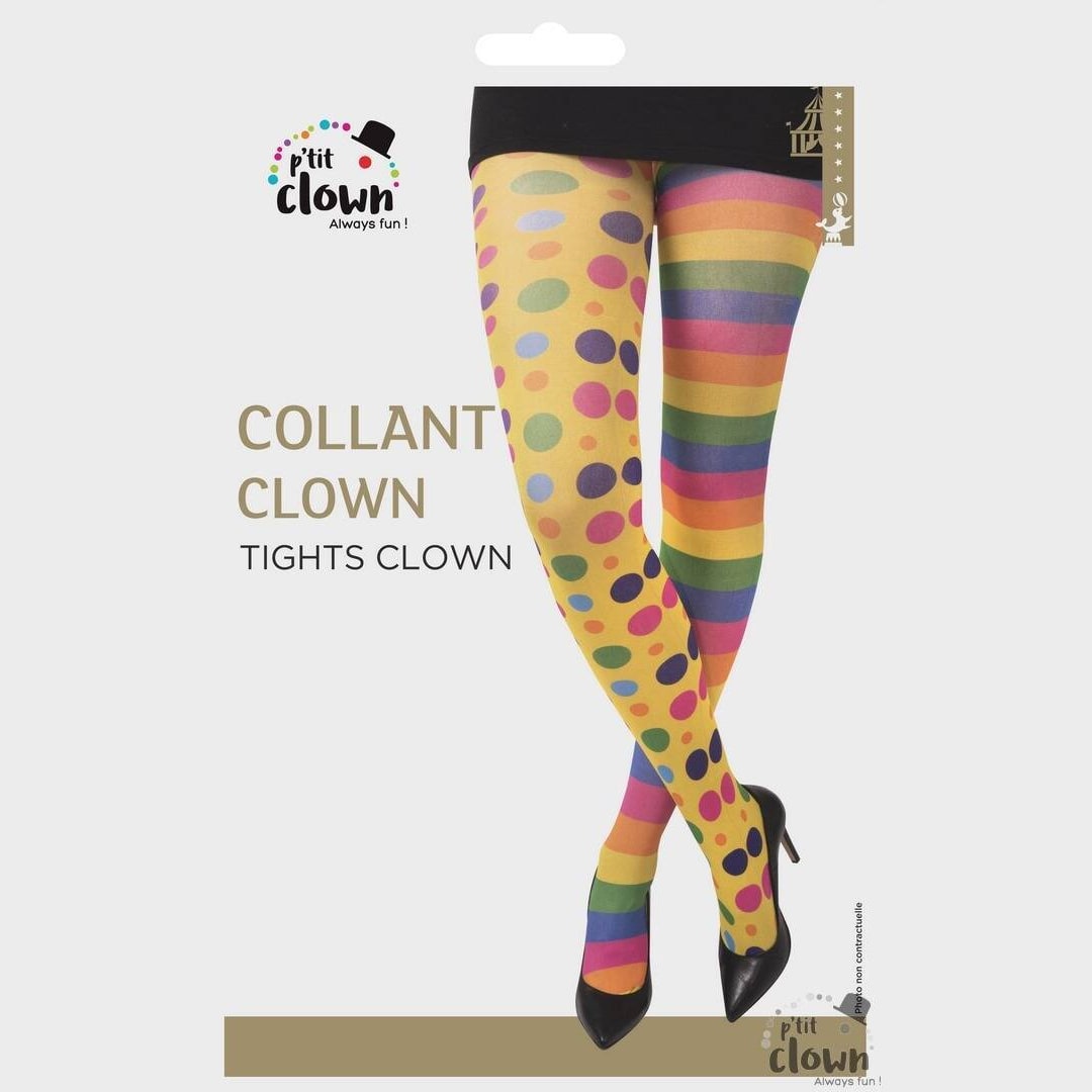 Collant de clown à rayures et pois — vue 2