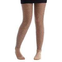 Collant couleur peau avec poils