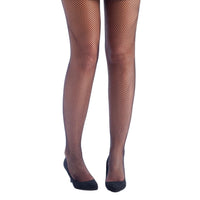 Collant résille petites mailles noir