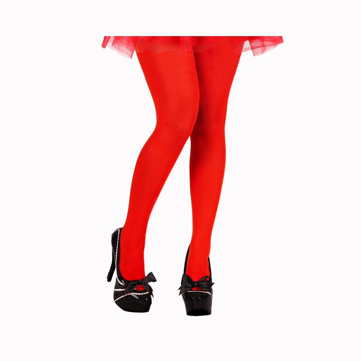 Collants noirs ou rouges, adulte — vue 2