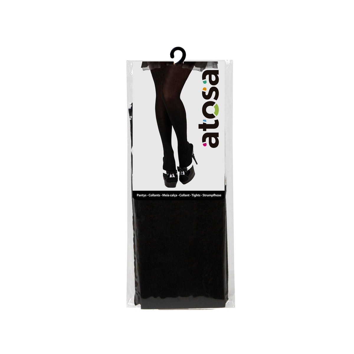 Collants noirs ou rouges, adulte — vue 3