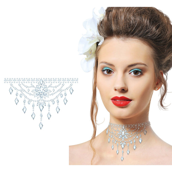 Collier brillant à strass