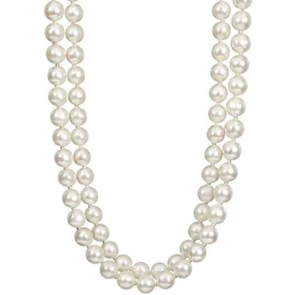 Collier de perles double rang, 70 cm