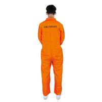 Combinaison de prisonnier orange, adulte — vue 2